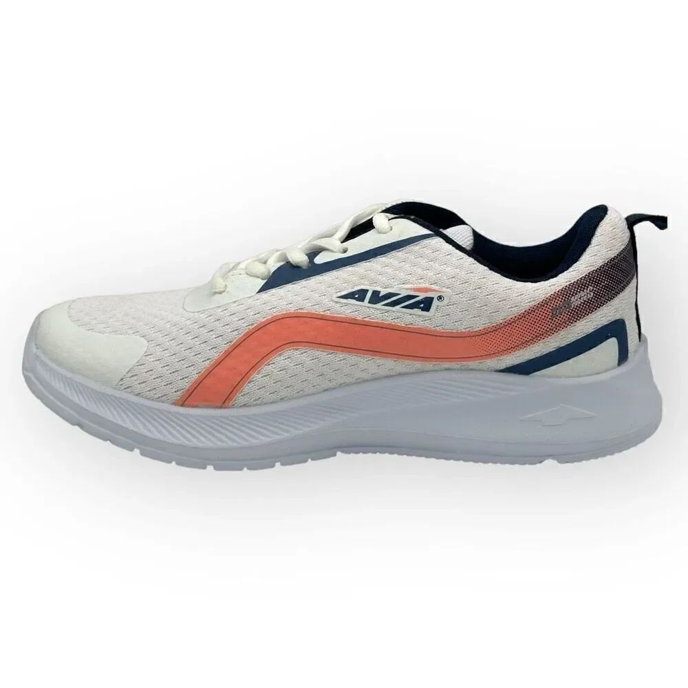 NWT Avia Alcon White/Navy/Rose Athletic sneakers training lightweight shoes Wome